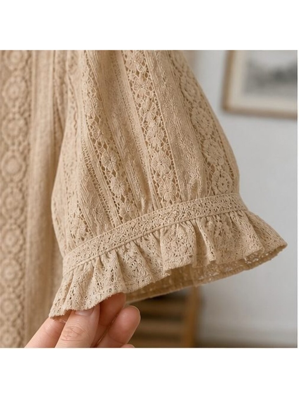 Sand Smocked Top - Picture 5 of 6
